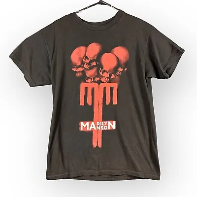 Buy Vintage Marilyn Manson Y2K T Shirt Band Music - Black - Medium M - Alstyle • 39.99£