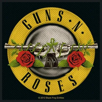 Buy Guns N Roses Bullet Logo Woven Patch Sew On Battle Jacket BADGE T-shirt, Jean • 6.62£