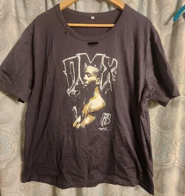 Buy Womens 2xl DMX Distressed Graffic Tee Dark Gray New W/o Tags Foever 21 Hiphop • 11.20£