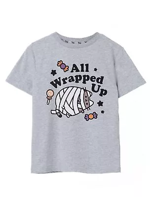 Buy Pusheen Grey Short Sleeved T-Shirt (Girls) • 10.99£