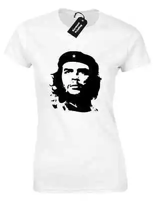 Buy Che Guevara Face Ladies T Shirt Army Cuba Freedom Political Womans • 7.99£