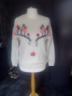 Buy Christmas Jumper From George Size Med, 12-14 • 0.99£