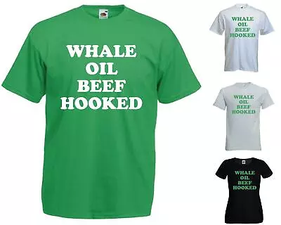 Buy Whale Oil Beef Hooked T-shirt - Ireland Irish Funny Feck Joke Shamrock • 13.20£
