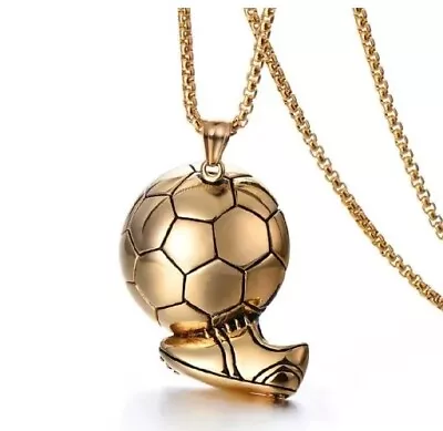 Buy Mens Boys Football Soccer Game Team Necklace Pendant Jewelry + Free Gift Bag  • 5.88£