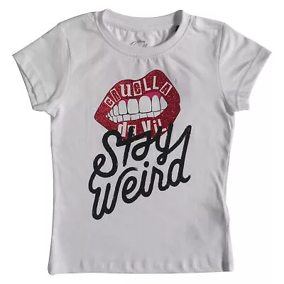 Buy Disney - Cruella Girls Short Sleeved T-shirt - 7-8 Years • 8.95£