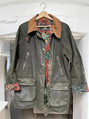 Buy Women’s Barbour  X House Of Hackney Wax Jacket Size 12 VGC Limited Edition • 80£