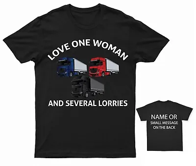 Buy Love One Woman And Several Motorcycles  T-Shirt  Biker Motorcycle - Black • 13.95£