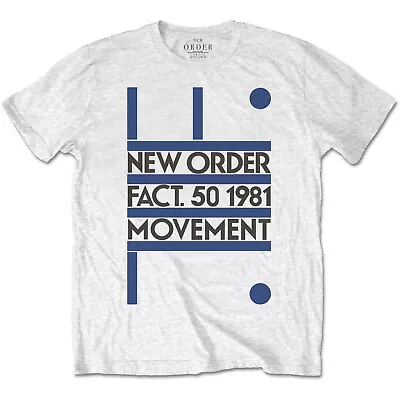 Buy New Order T-Shirt 'Movement' - Official Licensed Merchandise - Free Postage • 14.95£