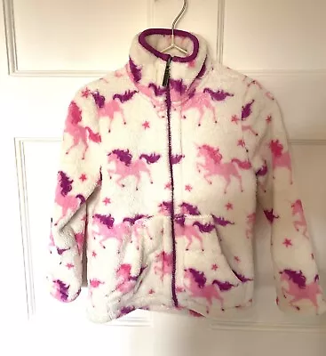 Buy Used Fleece Jacket Cardigan With A Zip Girls 2 Years Hatley • 3.99£