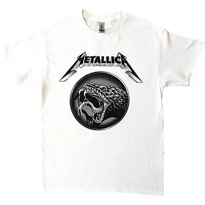 Buy Metallica Black Album Poster White Shirt S M L XL XXL T-shirt Official Tshirt  • 21.68£
