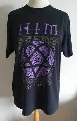 Buy HIM - Memoriam Tour T-shirt - ( 1991 - 2017 ) - Size Large • 150£