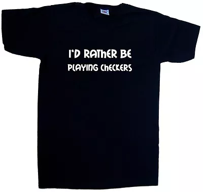 Buy I'd Rather Be Playing Checkers V-Neck T-Shirt • 9.99£