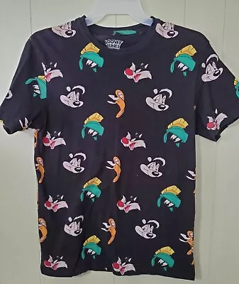 Buy A Marvin The Martian Looney Tunes All Over Print Shirt Boys L  Licensed • 10.70£