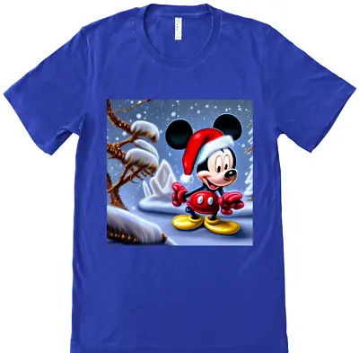 Buy DISNEY Micky Mouse Christmas T-shirt Top Tee T Shirt Sizes S - 3XL • 13.49£