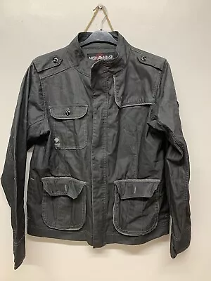 Buy Mish Mash Jacket Large 100% Cotton Dark Grey • 18.49£
