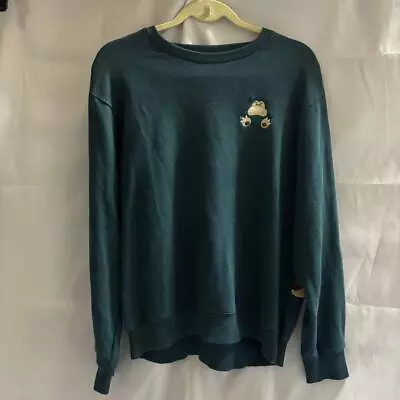 Buy Value Graniff Snorlax Sweatshirt Moss Green Sagara Embroidery M Size • 98.63£