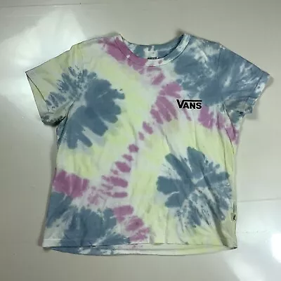 Buy Vans Pastel Tie Dye Slightly Cropped Short Sleeve T-shirt  • 12£