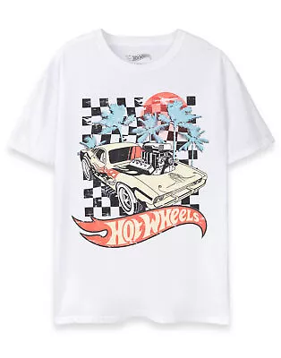 Buy Hot Wheels White Short Sleeved T-Shirt (Mens) • 16.99£