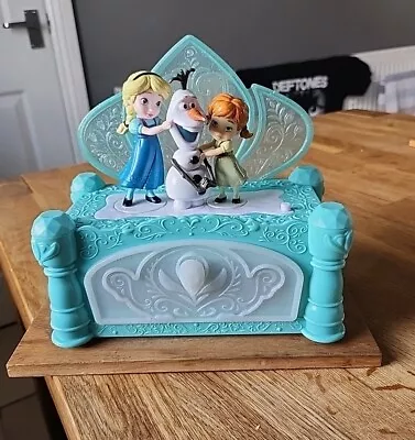 Buy Disney Frozen Olaf's Adventure Musical Motion Jewellery Box Anna & Elsa Snowman • 8£
