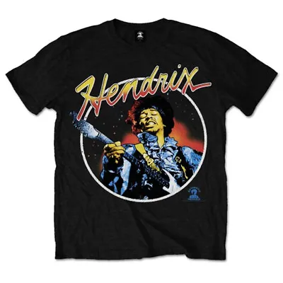 Buy Jimi Hendrix Script Circle T-Shirt - OFFICIAL • 14.89£