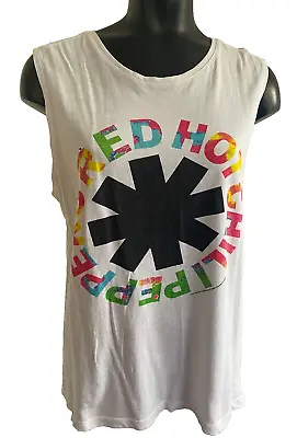 Buy Red Hot Chilli Peppers RHCP Logo T-shirt Tank Top Vest Size 14 • 7.57£