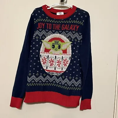 Buy Jumping Beans Star Wars Christmas Ugly Sweater Boys Sz 7 Baby Yoda • 15.78£