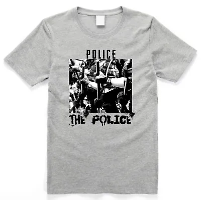 Buy Police The Police Anti Police Brutality Protest T Shirt Grey • 19.49£