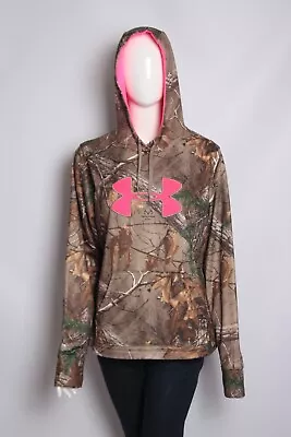 Buy Under Armour Realtree Hoodie Camo Womens Size L • 8.50£