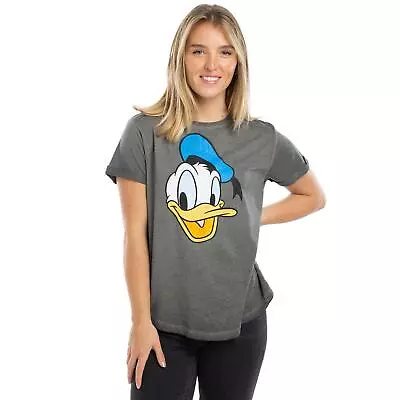 Buy Disney Womens T-shirt Donald Duck Face S - XL Official • 13.99£
