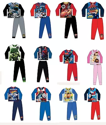 Buy Disney Marvel Character Girls Boys Kids Pyjamas Sets Pjs 1 2 3 4 5 6 7 8 Years • 8.54£