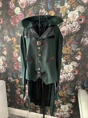 Buy Men Fancy Dress Steampunk Vintage Tailcoat Jacket Gothic Victorian New , XXL 2xl • 10£
