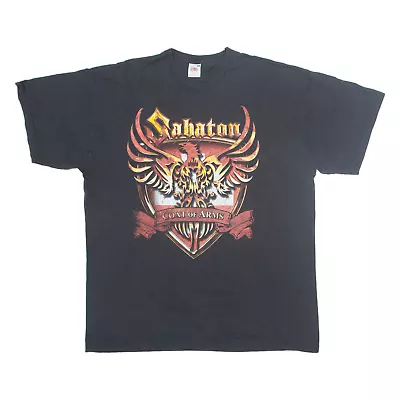 Buy FRUIT OF THE LOOM Sabaton Mens Band T-Shirt Black XL • 44.99£