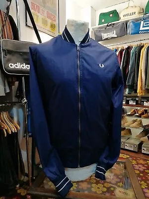 Buy Fred Perry Blue Monkey Jacket Size S • 50£