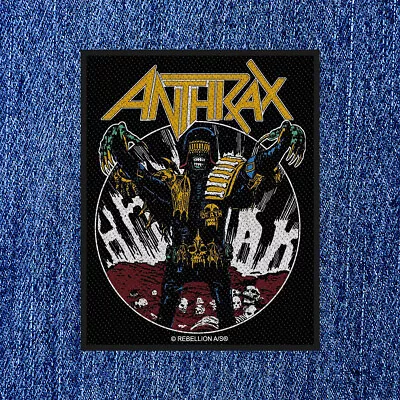 Buy Anthrax - Judge Death (new) Sew On Patch Official Band Merch • 4.75£