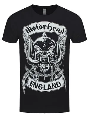 Buy Motorhead T-shirt Crosses Sword England Crest Men's Black • 16.99£