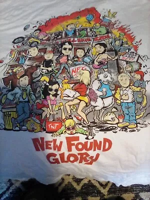 Buy New Found Glory T Shirt Xl White Vuntage Record Store Day Pop Punk • 42£