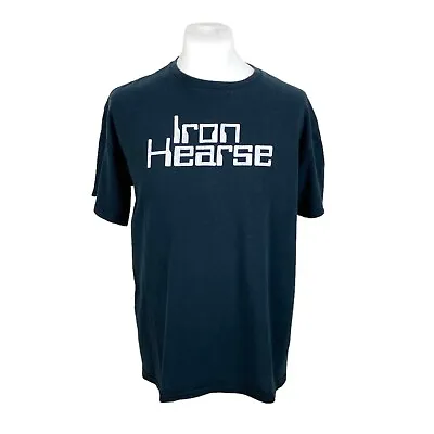 Buy Iron Hearse T Shirt Large Black Band T Shirt Metal Band Tee Oversized  • 22.50£