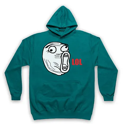 Buy Lol Face Meme Rage Comic Funny Joke Comedy Laugh Unisex Adults Hoodie • 27.99£