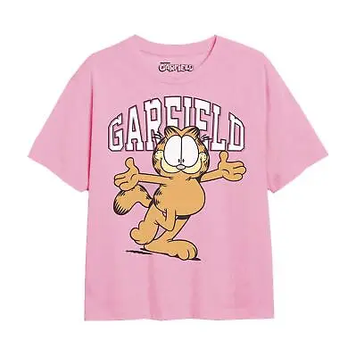 Buy Garfield Girls T-shirt Classic Pose Top Tee 7-13 Years Official • 9.99£