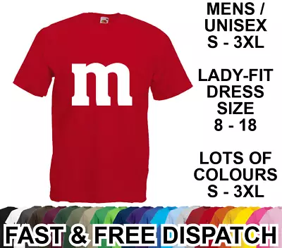 Buy M&M Logo Chocolate Stag Hen Party T-Shirt Inspired New Halloween Mens & Lady-fit • 13£