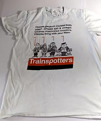 Buy Viz Trainspotters Large White T-Shirt • 10£