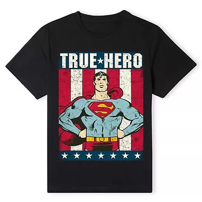 Buy Official DC Comics Original Superman True Hero Unisex T-Shirt • 17.99£