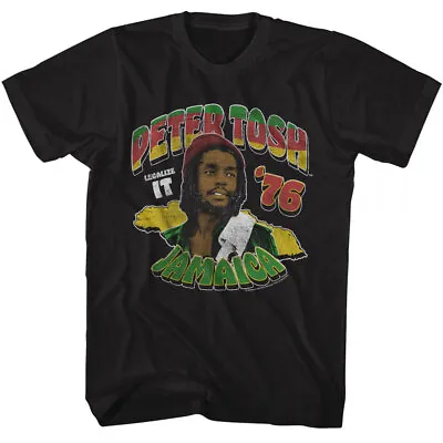Buy Peter Tosh Rasta Colors Jamaica '76 Legalize It Men's T Shirt Reggae Music Merch • 40.39£