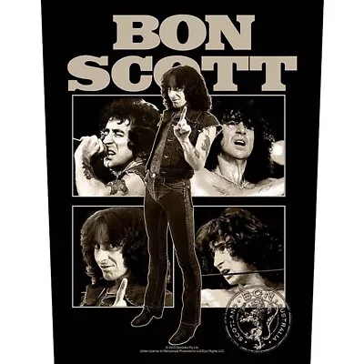 Buy ACDC Bon Scott Collage Back Patch Official Band Merch • 12.64£