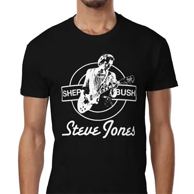 Buy SEX PISTOLS Steve Jones T-Shirt SHEPHERD'S BUSH London Underground Remake • 16.49£