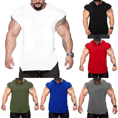 Buy Men's Sporty Muscle Tank Top Achieve Your Fitness Goals With Confidence • 7.07£