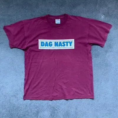 Buy Vintage 90's Dag Nasty Turn It Down T-Shirt XL Screenstars All Descendents • 160£