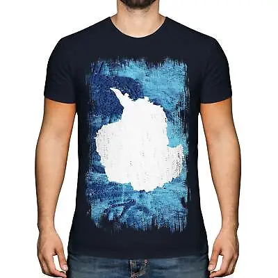 Buy Antartica Grunge Flag Mens T-shirt Tee Top Football Gift Shirt Clothing Jersey • 11.95£