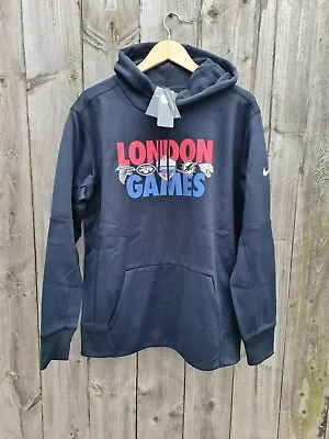 Buy Nike Official London Games NFL Hoodie 2020 Rare Dolphins Jets Jaguars Falcons XL • 19.99£