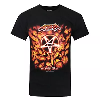 Buy Anthrax Worship Music Mens T-Shirt NS4030 • 19.79£